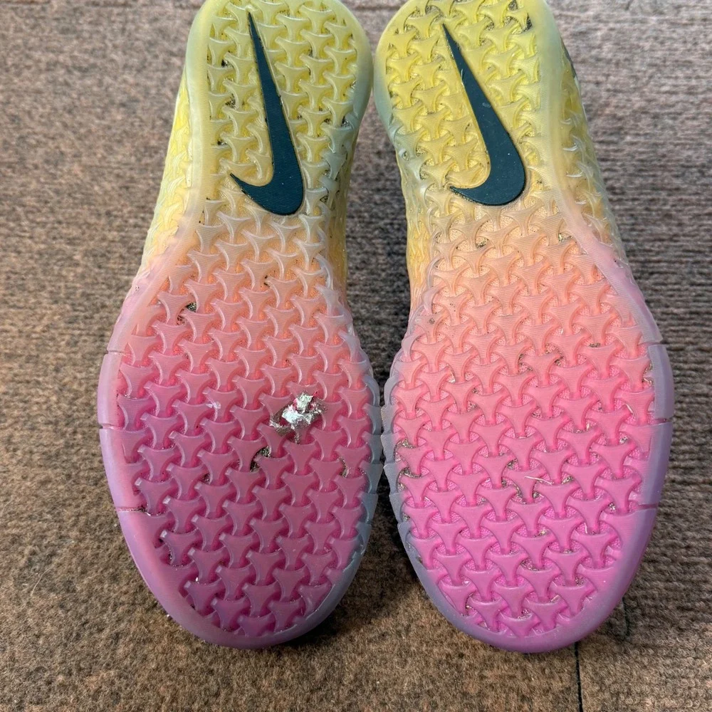 Nike Metcon 4 Womens Training Shoes White Pink Orange Sunset CD3128-107 Size 7.5